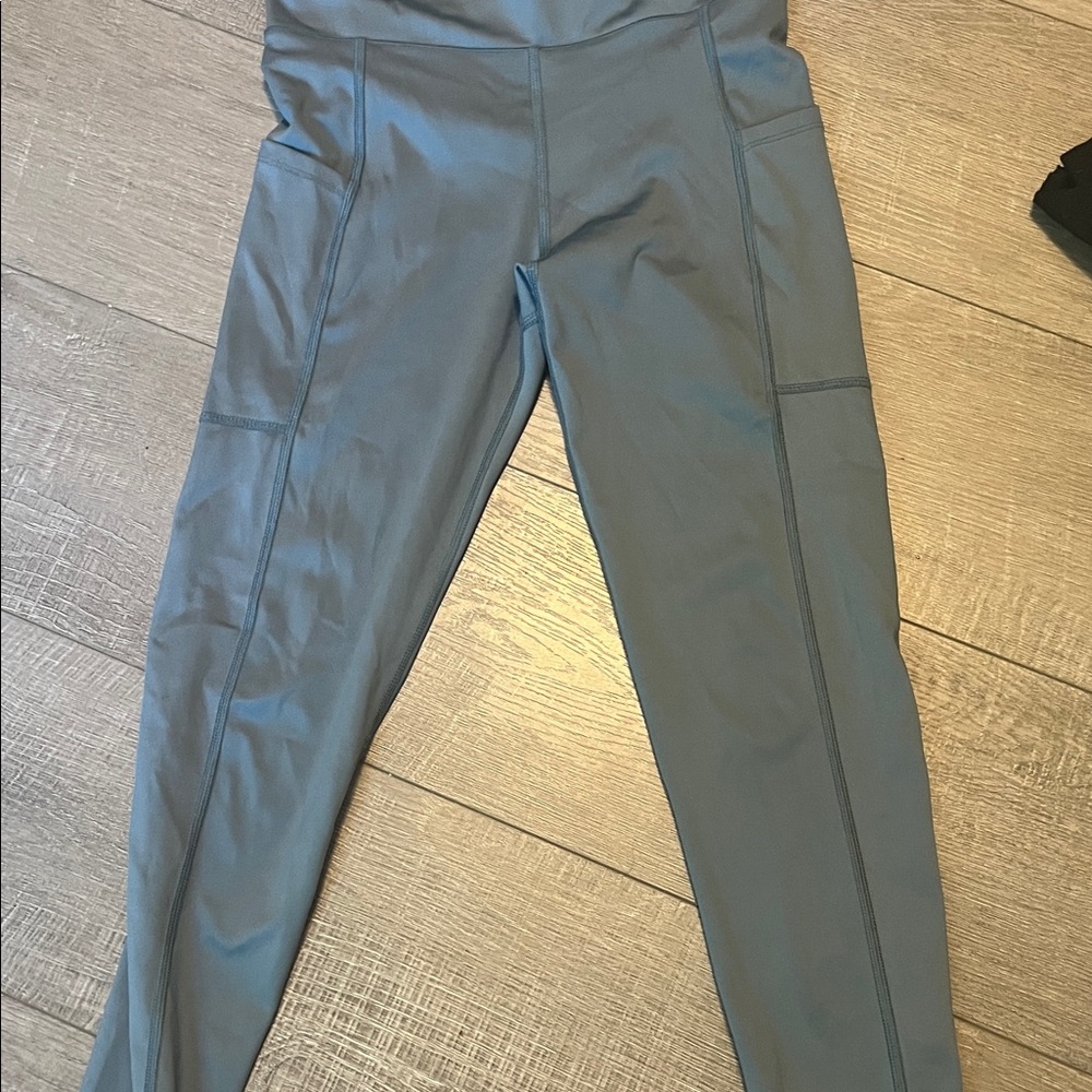 Blue High-Waisted workout leggings from Aeropostale